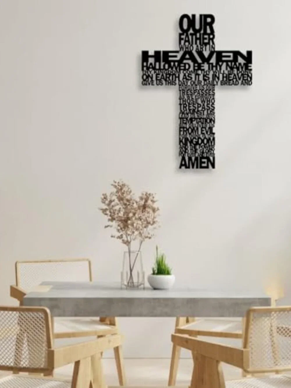 BRAND NEW Metal Cross Wall